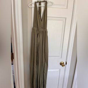 american eagle halter jumpsuit